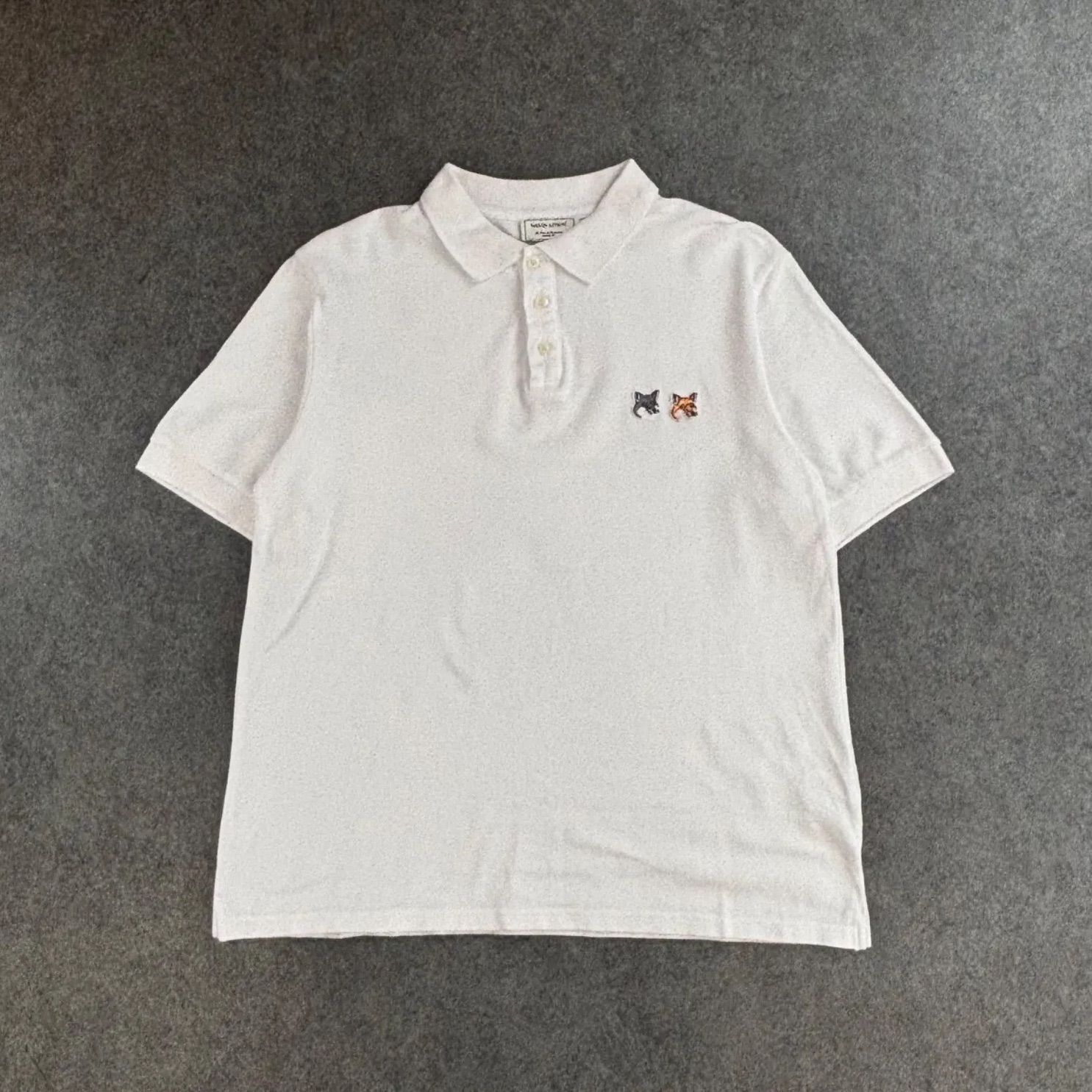 Polo shirt メゾン キツネ ポロシャツ MAISON KITSUNE HANDWRITING