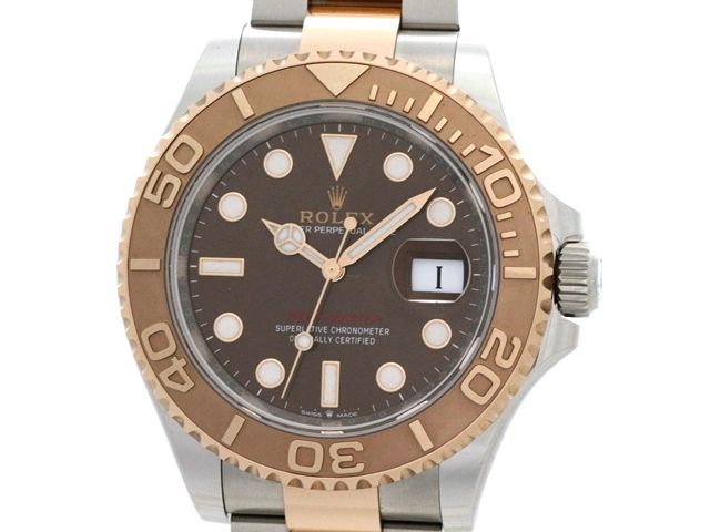 ROLEX ロレックス ヨットマスター 126621 腕時計 ピンクゴールド/ステンレス 自動巻き ブラウン文字盤 メンズ【中古】473