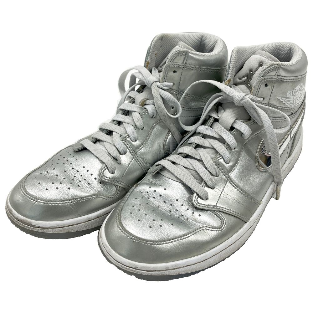 NIKE GOLF ナイキゴルフ FD6815-001 AIR JORDAN1 HIGH GOLF ゴルフシューズ シルバー系 27.5 [240101689522] ゴルフウェア メンズ ストスト