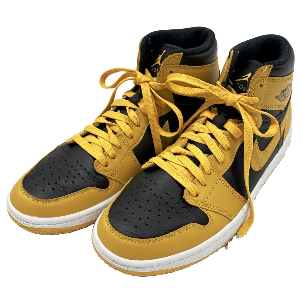 NIKE GOLF ナイキゴルフ DQ0660-700 ゴルフシューズ Air Jordan 1 High G イエロー系 26.5 [240101710244] ゴルフウェア メンズ ストスト