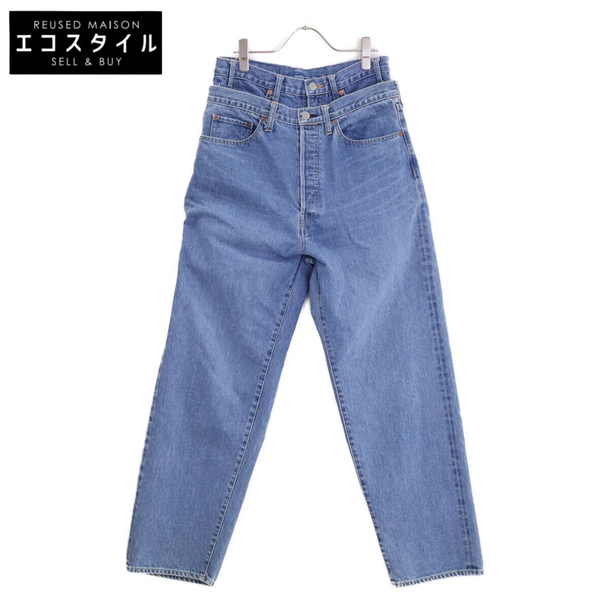 ssstein/stein　シュタイン　TIMELESS LAYERED DENIM JEANS - INDIGO　S