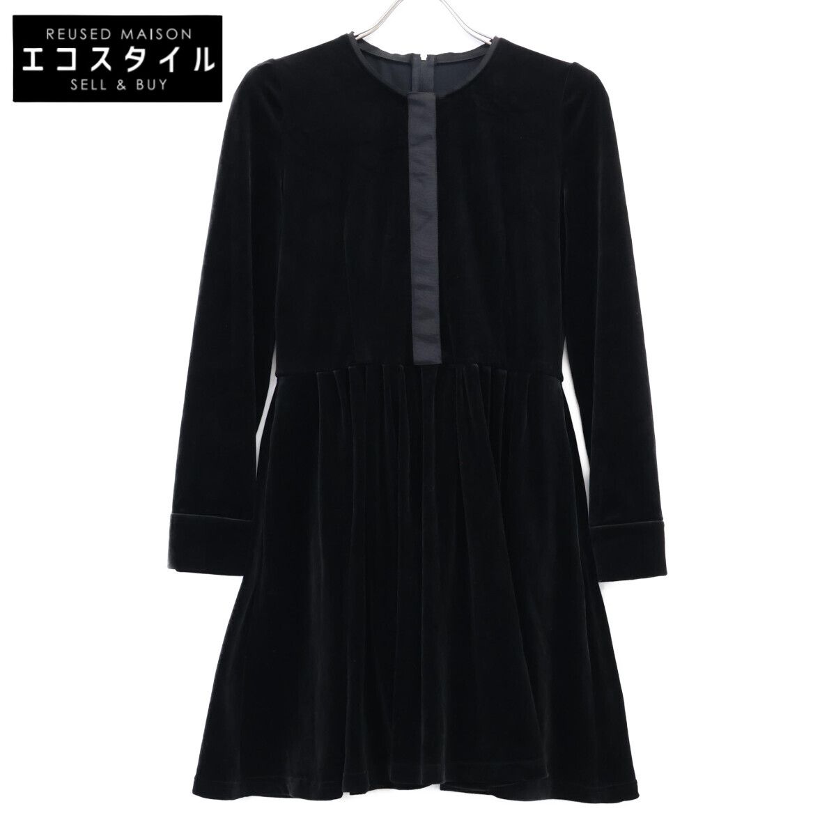 VELOUR NOIR by FOXEY NEWYORK　ベロアノワール バイ フォクシーニューヨーク　35321VSOFG101T ベロア ワンピース ブラック　40