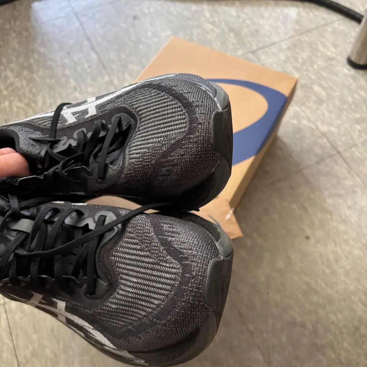 SUPERBLAST2 27.5cm ASICS ランニングシューズ ブラック asics