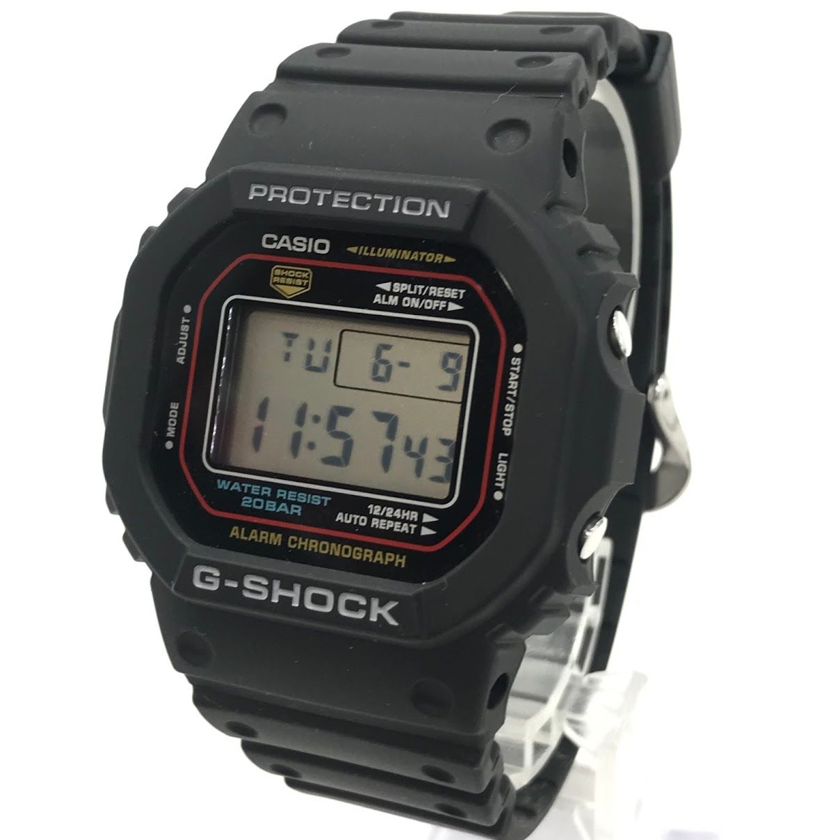 【倉吉店】 中古 G-SHOCK | ジーショック 腕時計 デジタルクォーツ DW-5600RL ブラック 【131】