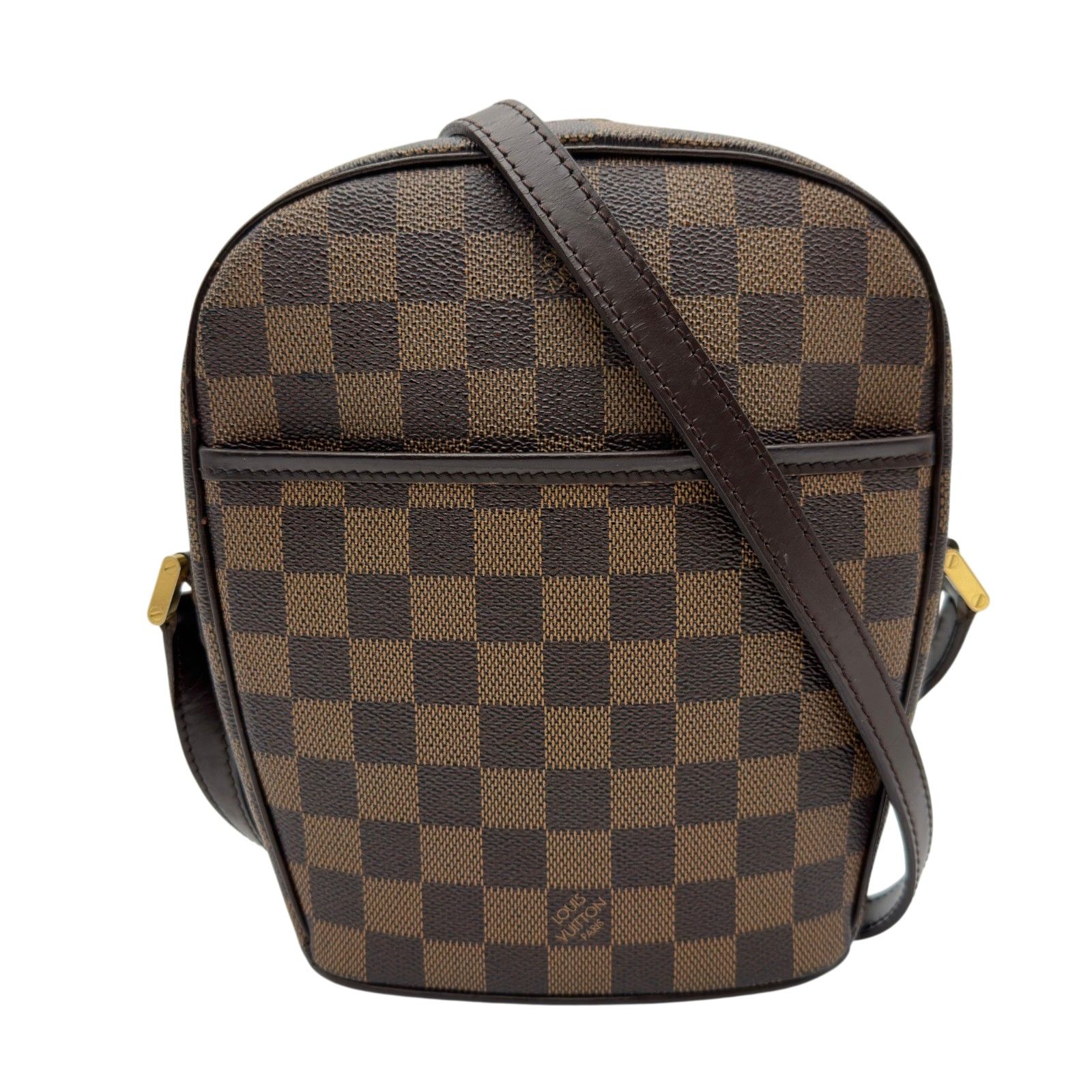 ルイ・ヴィトン LOUIS VUITTON イパネマPM N51294 ブラウン ダミエ/レザー レディース ショルダーバッグ