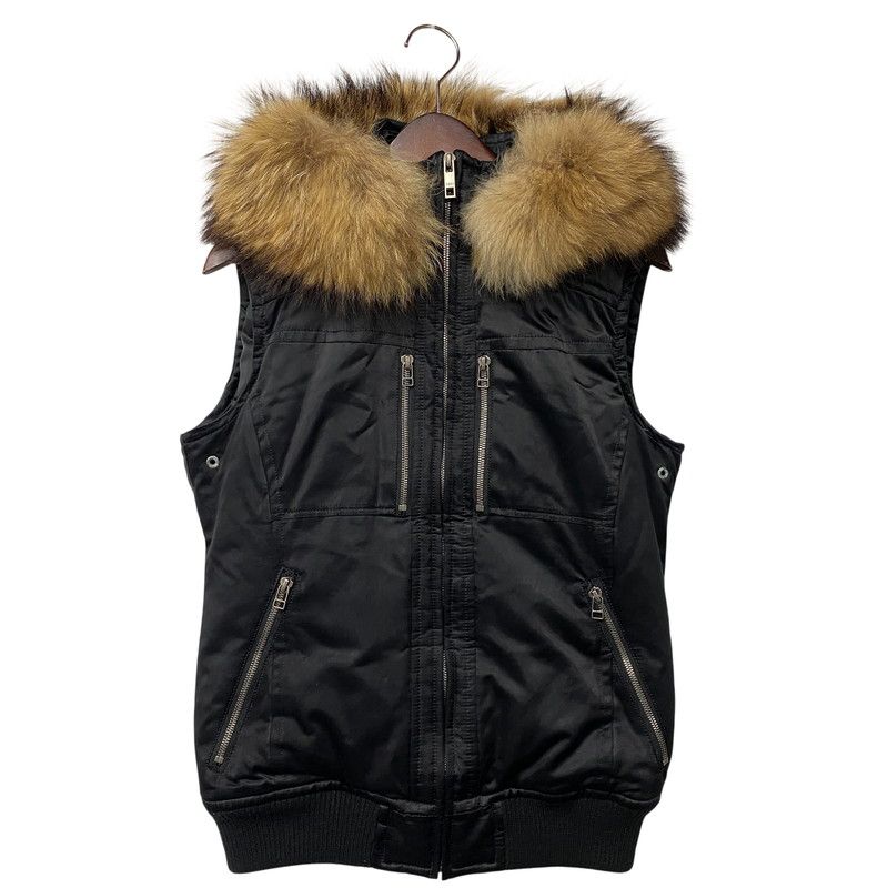 中古品】 5351 POUR LES HOMMES プール オム FUR DOWN VEST ファー