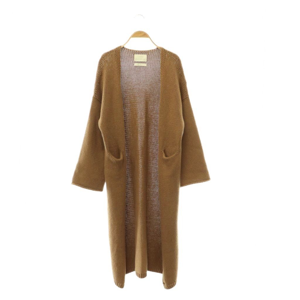 ローレンマヌージアン Lauren Manoogian KNIT GOWN ニット カーディガン アパルトモン取扱い O/S キャメル /DF ■OS