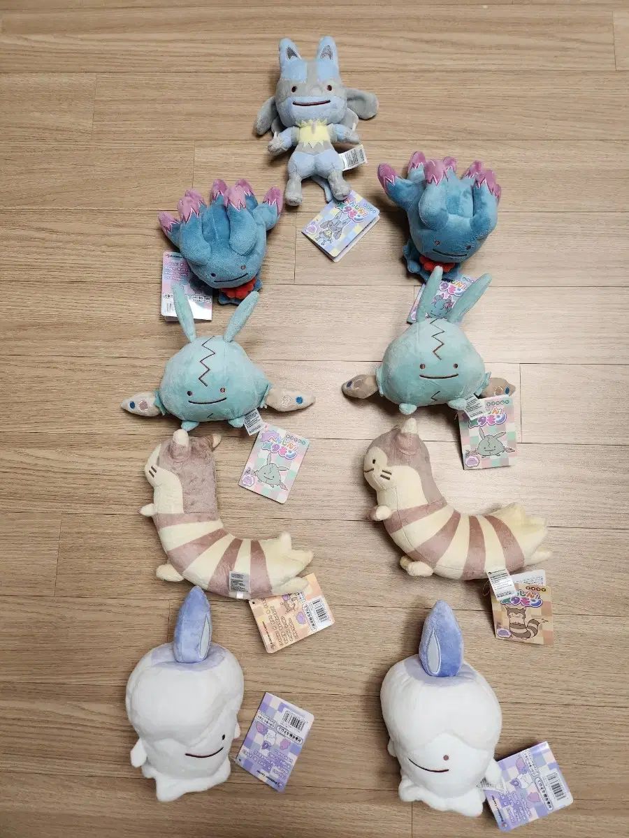 ポケットモンスター 変身 ルカリオ 깨봉이 다꼬리 불켜미 ムーマ メタモン ポップアップ ぬいぐるみ