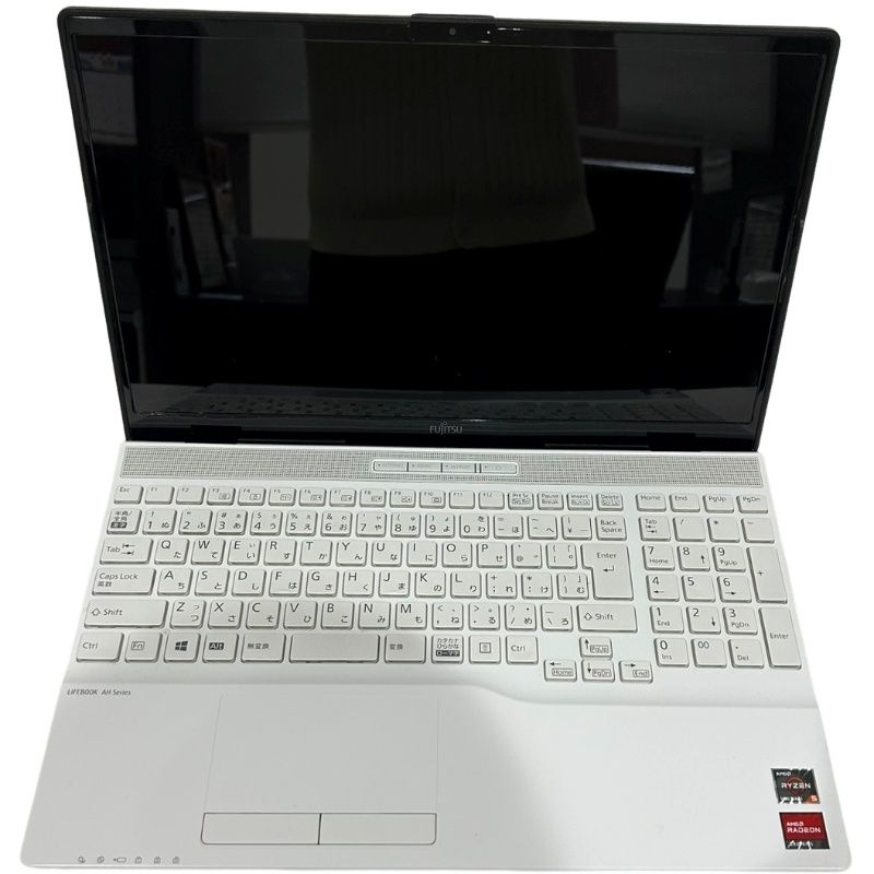 FMV LIFEBOOK FMVA450JW 15.6 型(インチ) AMD Ryzen 5 5500U 2.1GHz/6コア 8 GB SSD 256GB プレミアムホワイト ノートパソコン 動作確認済 【中古】 12606K74
