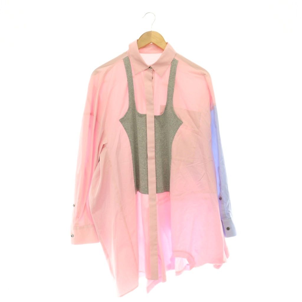 エンフォルド ENFOLD サンプル品 26SS DOCKING SHIRT シャツ ブラウス