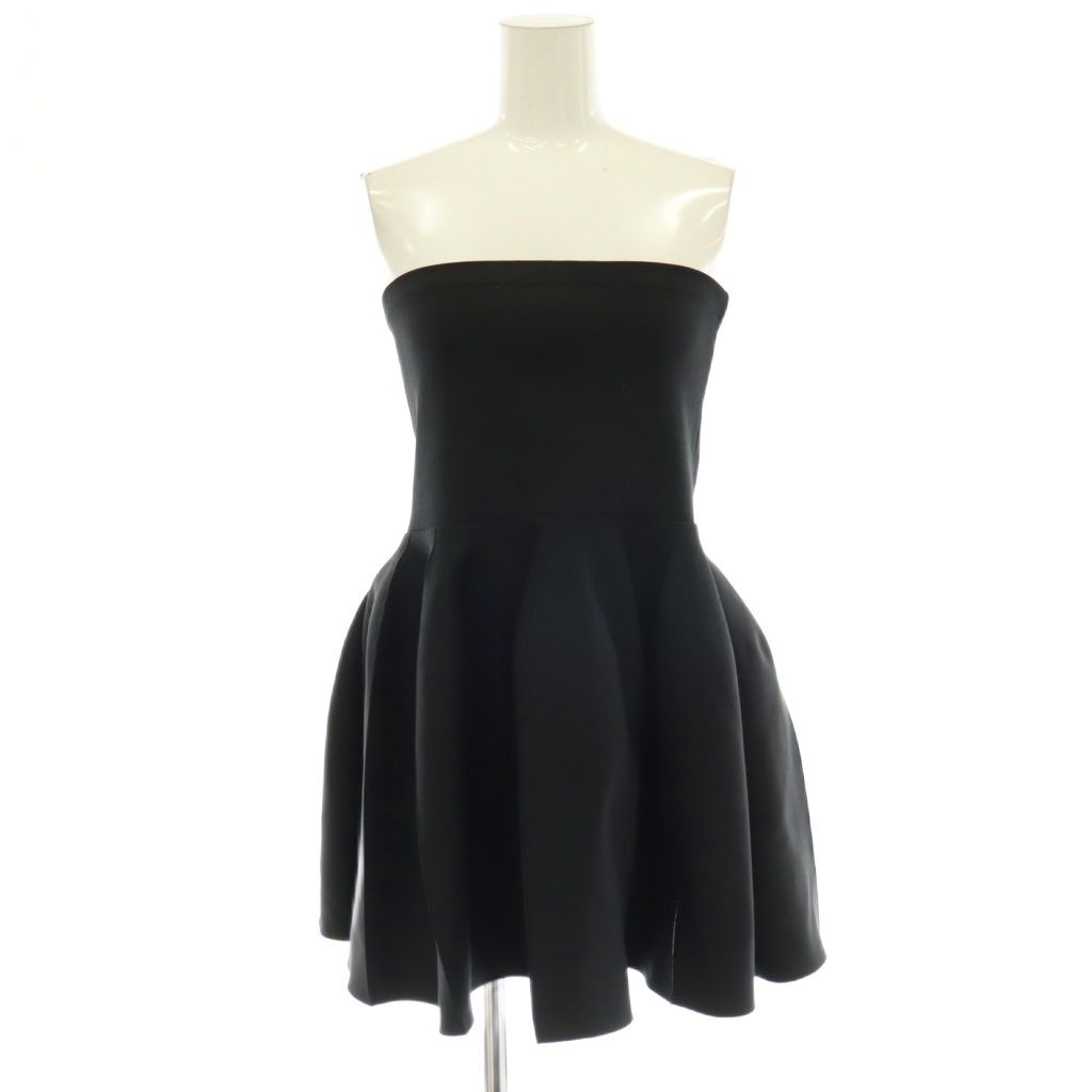 アドーア ADORE 24AW ニットビスチェ ベアトップ フレア 38 ブラック /DF ■OS ■SH