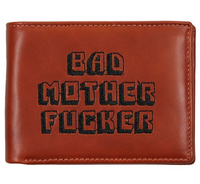 Pulp Fiction / Bad Mother Fxxker Wallet [Premium] (Red Brown) - パルプ・フィクション ウォレット