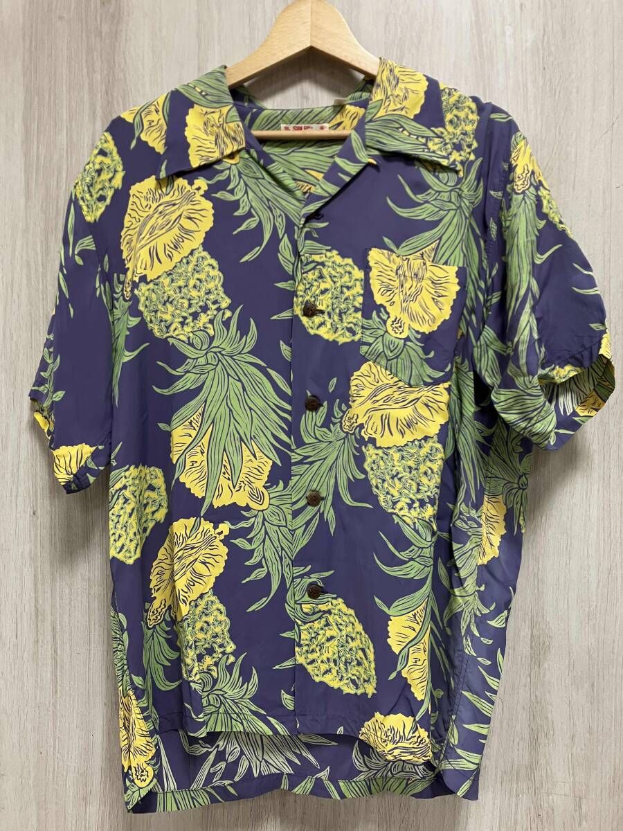 SUN SURF/サンサーフ/アロハシャツ/ISLAND PINEAPPLE/東洋エンタープライズ/ブルー/サイズL/SS32146