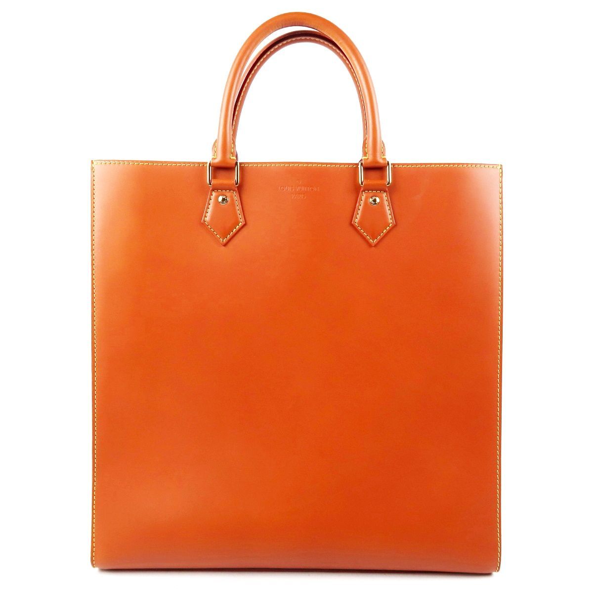 【超美品】LOUIS VUITTON ヴィトン ノマド フランス製 サックプラ キャメル ハンドバッグ ビジネス レザー【UT68】