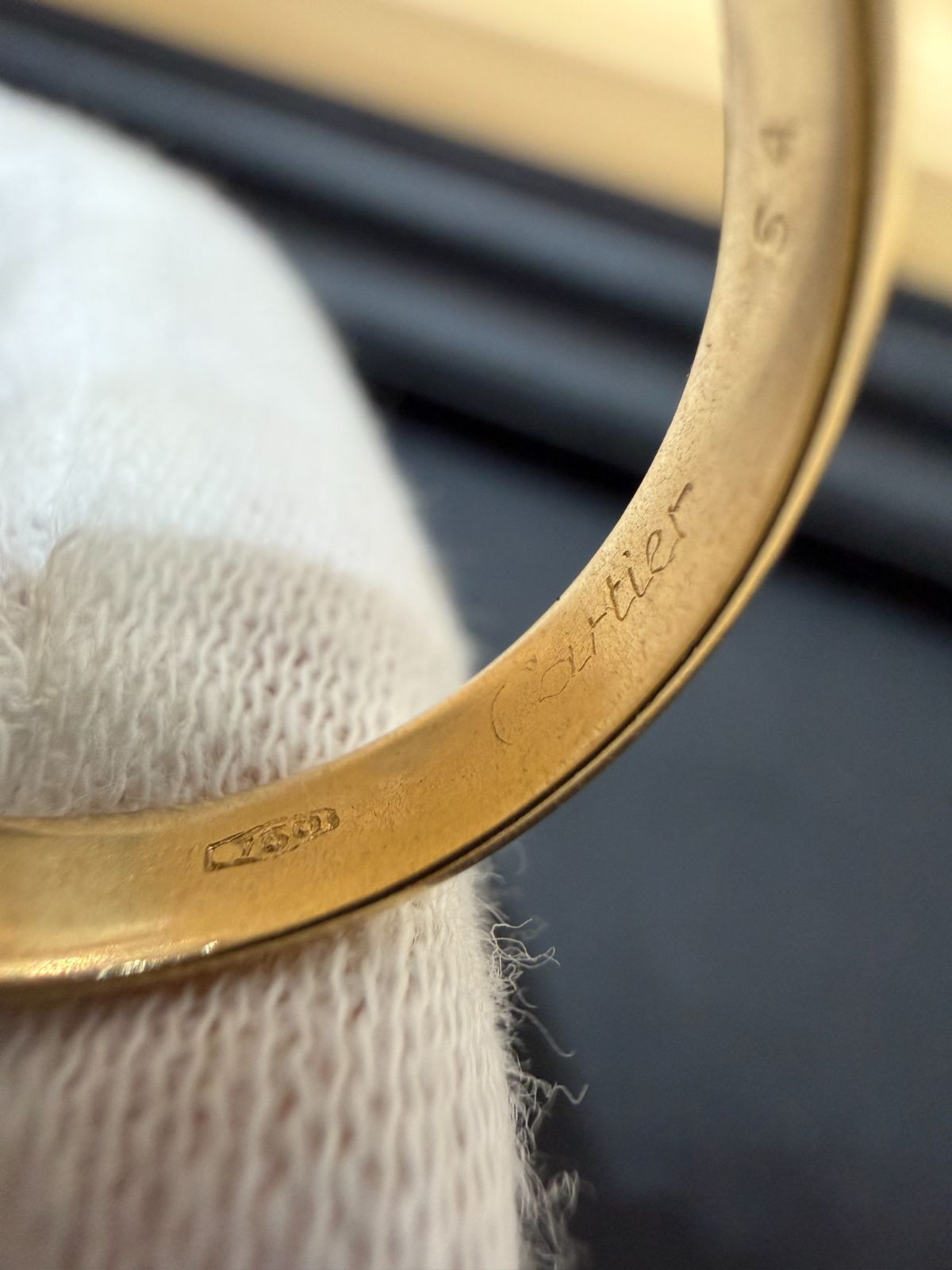 Cartier カルティエ トリニティリング 750 K18 3連リング 54 約14号