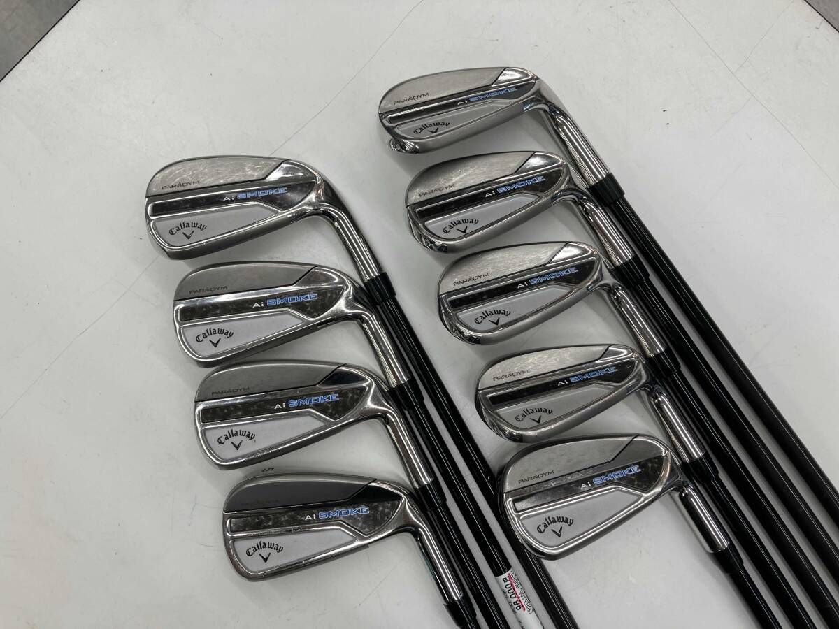 Callaway PARADYM Ai SMOKE 9本 アイアンセット/ FLEX R/ 中古品