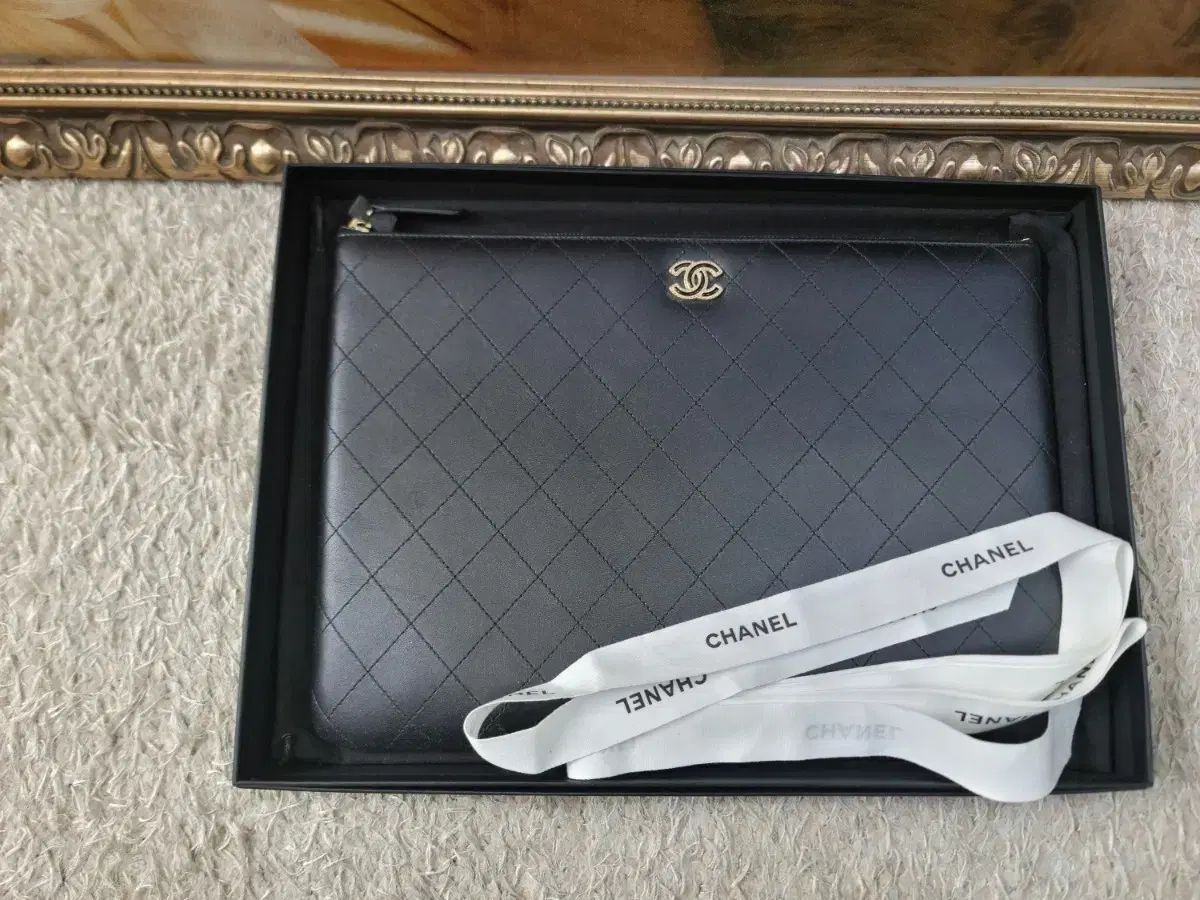 正規品) CHANEL リーミテッド Classic クラッチバッグ ブラック