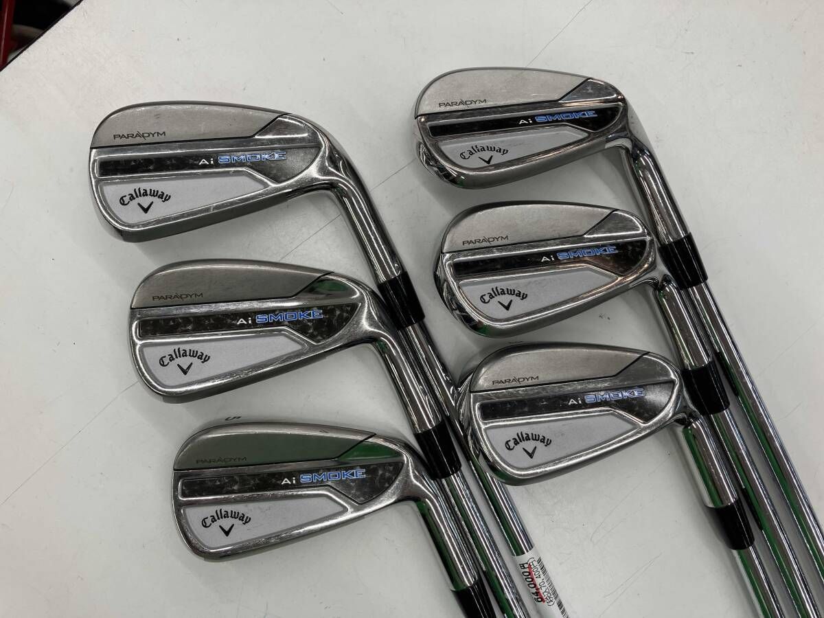 Callaway PARADYM Ai SMOKE 6本 アイアンセット/ FLEX S/ 中古品