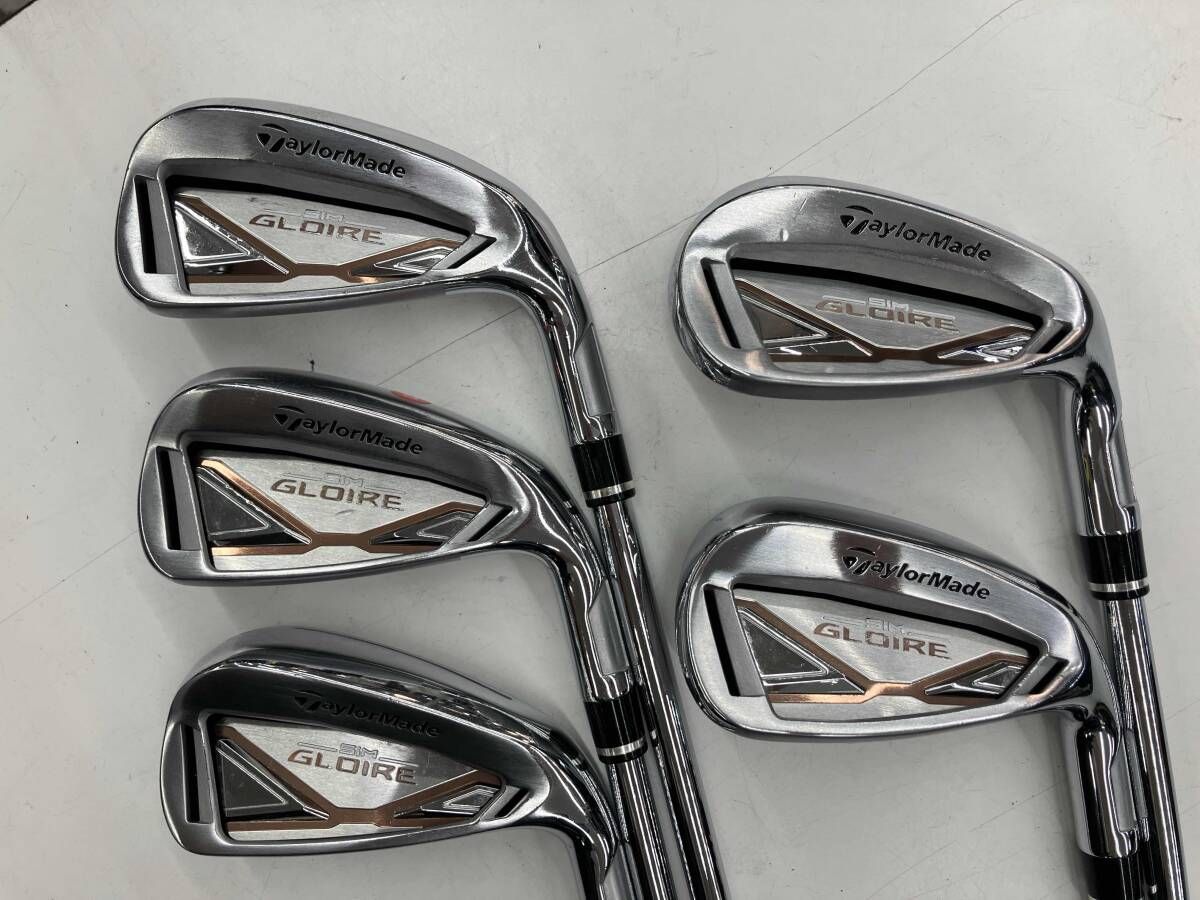 TaylorMade SIM GLOIRE 2020 5本 アイアンセット/ FLEX S/ 中古品
