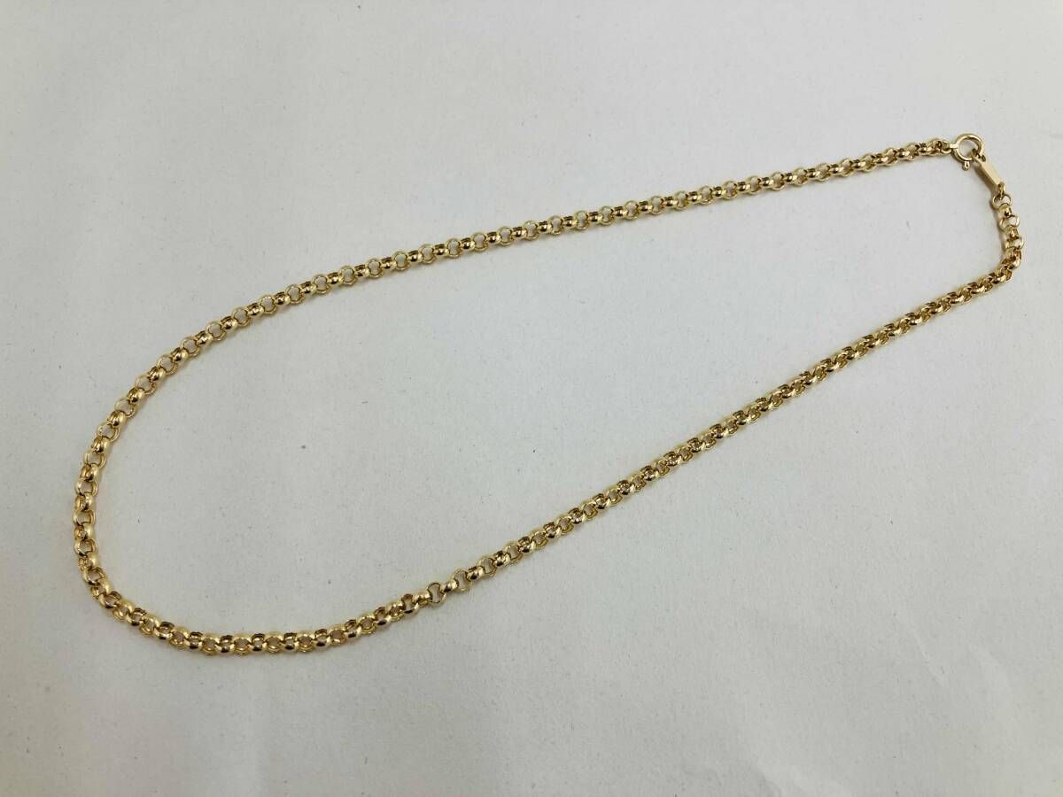 K18 40cm 6.7g ゴールドネックレス 18金