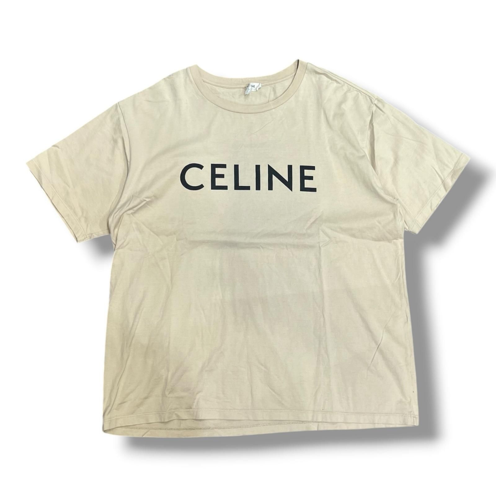 国内正規 CELINE ルーズ Tシャツ コットンジャージー 半袖 Tシャツ 