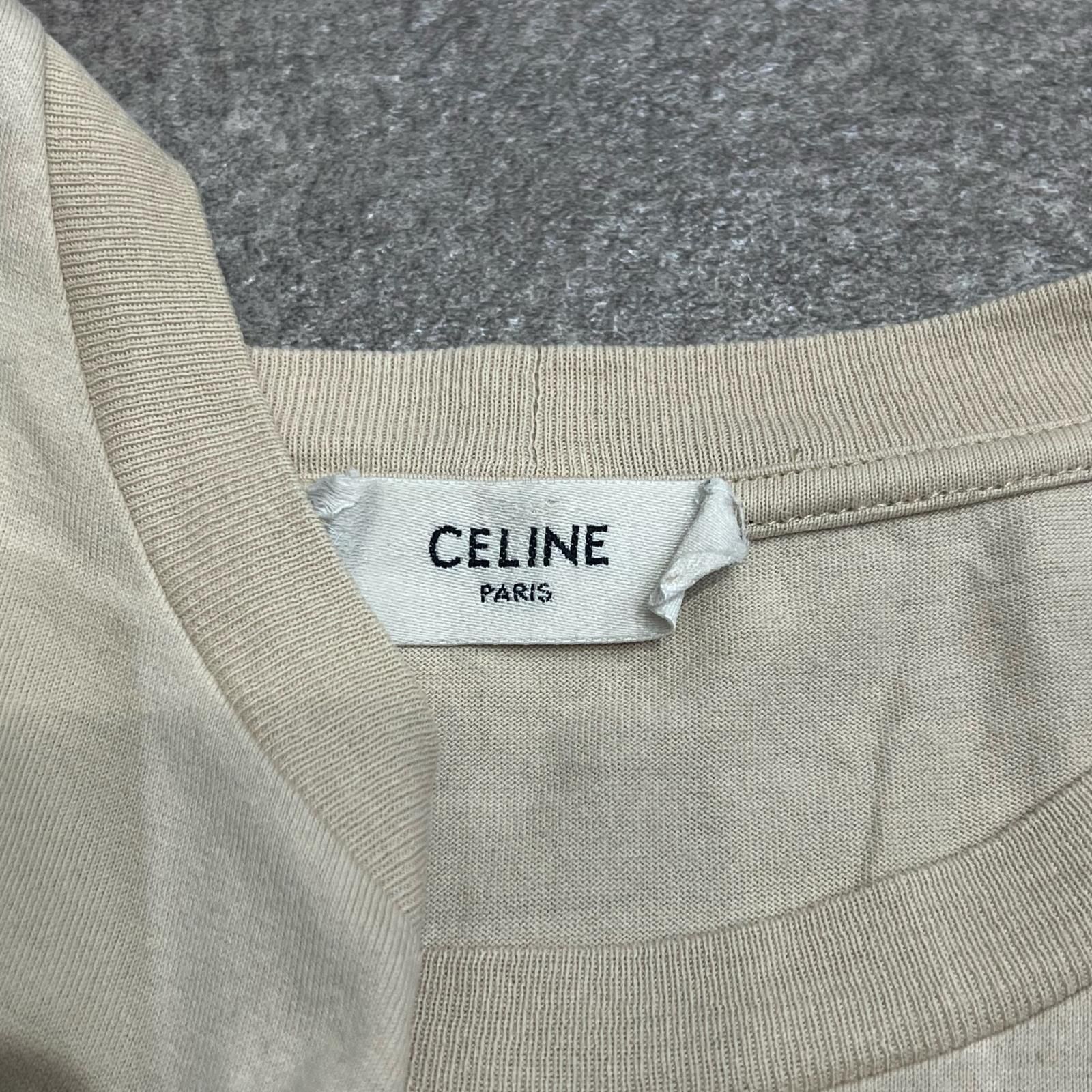 国内正規 CELINE ルーズ Tシャツ コットンジャージー 半袖 Tシャツ 