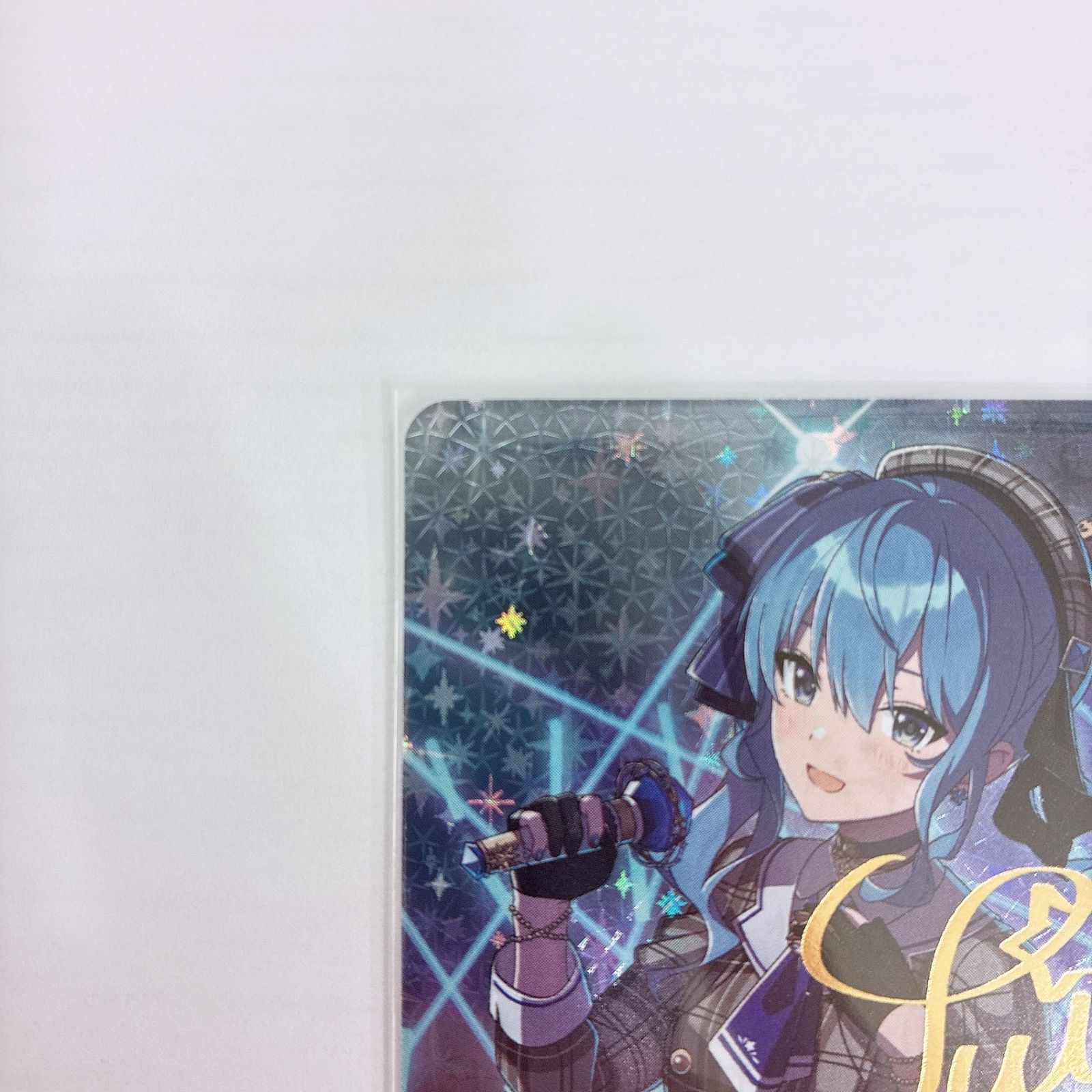 hBP01-007[SEC]：星街すいせい(金箔押しサイン入り) - メルカリ