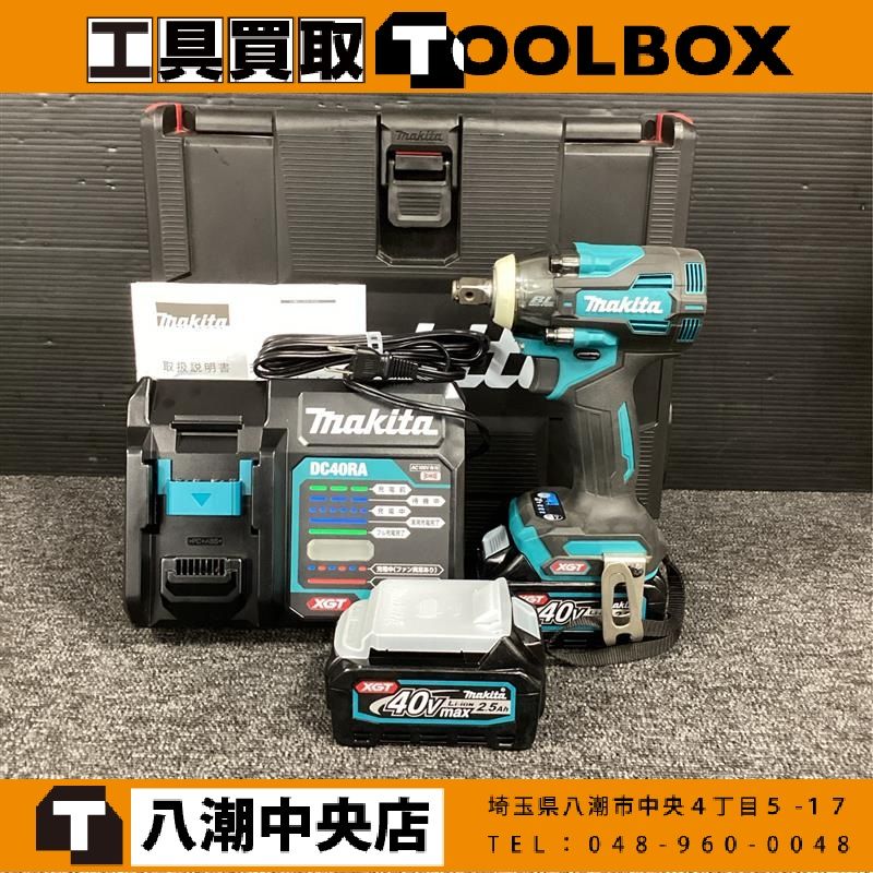 【長期保管　店頭展示品】makita/マキタ TW004GRDX 充電式インパクトレンチ　40Vmax 【202】