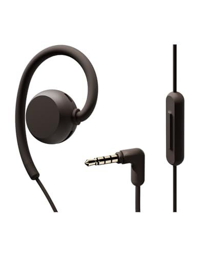 nwm (ヌーム) オープンイヤー イヤホン 有線 型 WIRED MWE006 耳スピ │ 3.5mmジャック 防水 IPX4 両耳 マイク付き 軽量 耳をふさがない 5色展開 ダークブラウンt 6362de5c
