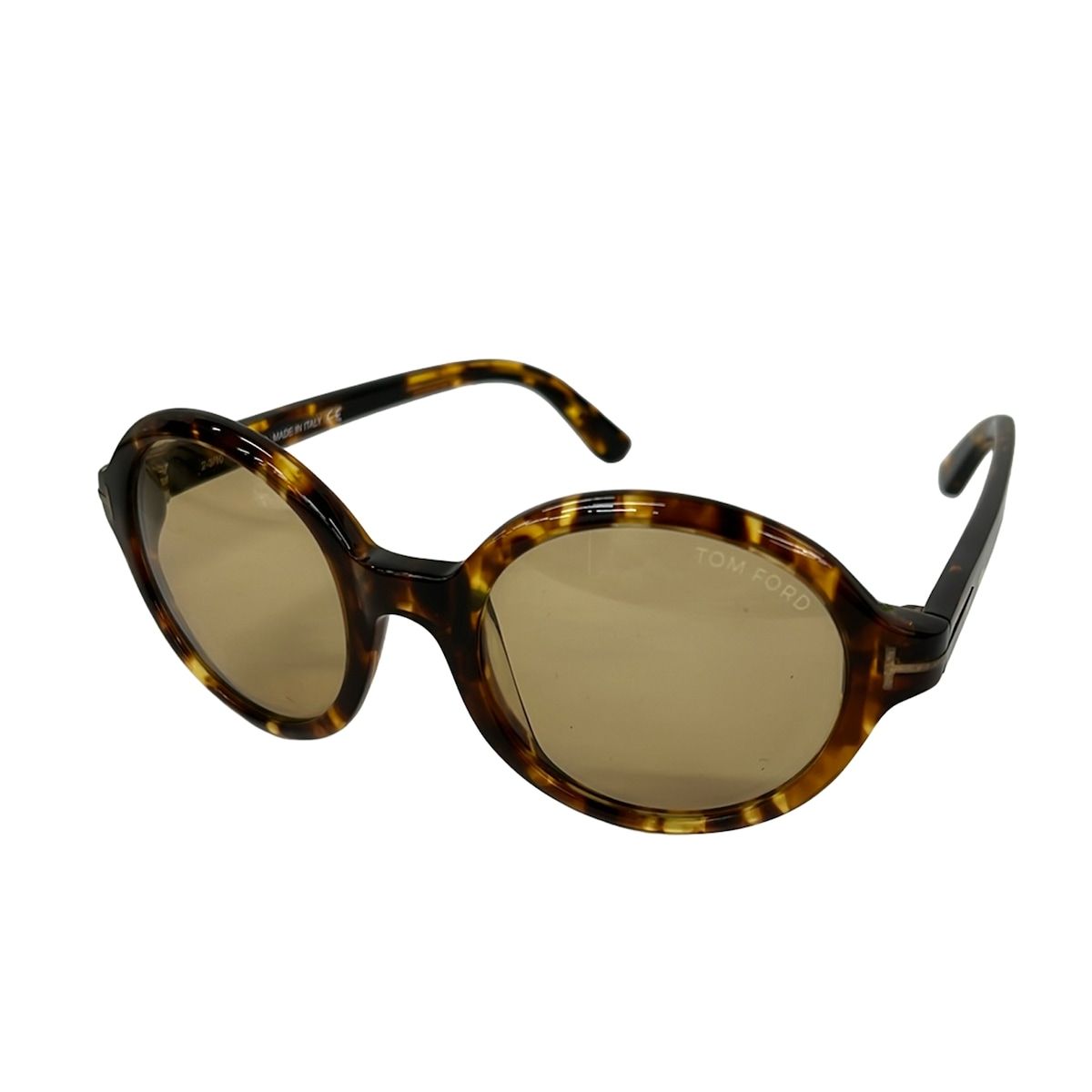 TOM FORD(トムフォード) サングラス Carter TF199 ベージュ×ダークブラウン×ブラウン テンプル調整あり(幅狭めに調整されています)