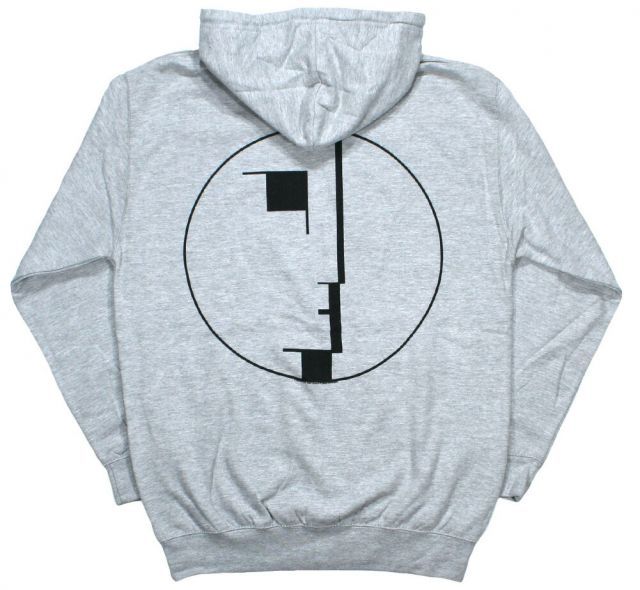 種類1：Small Bauhaus / Logo Zipped Hoodie (Heather Grey) - バウハウス ジップアップ パーカ