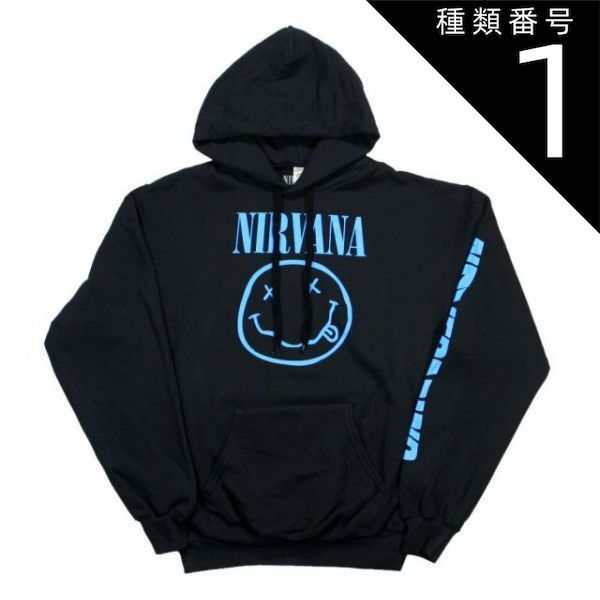 種類1：Small Nirvana / Nevermind Hoodie (Black) - ニルヴァーナ プルオーバー パーカ