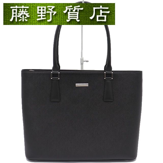 （美品）バーバリー BURBERRY トートバッグ レザー ブラック シルバー金具 肩掛けトートバッグ A4 バッグ レディース 通勤 ブランド トートバッグ レディース メンズ 通勤バッグ ノバチェック バーバリー バッグ burberry バッグ 8202