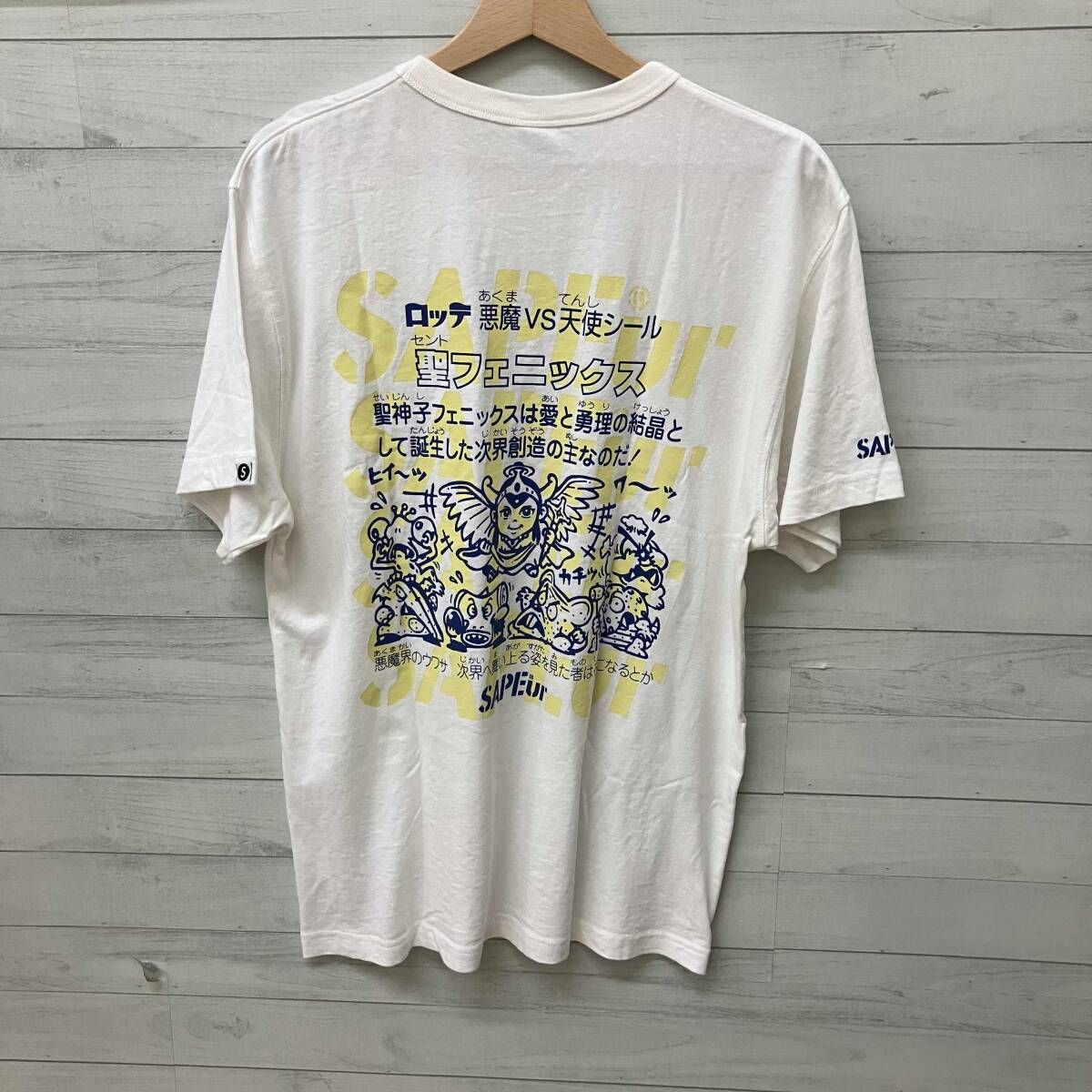 SAPEur サプール 半袖Tシャツ ビックリマン コラボレーションアイテム