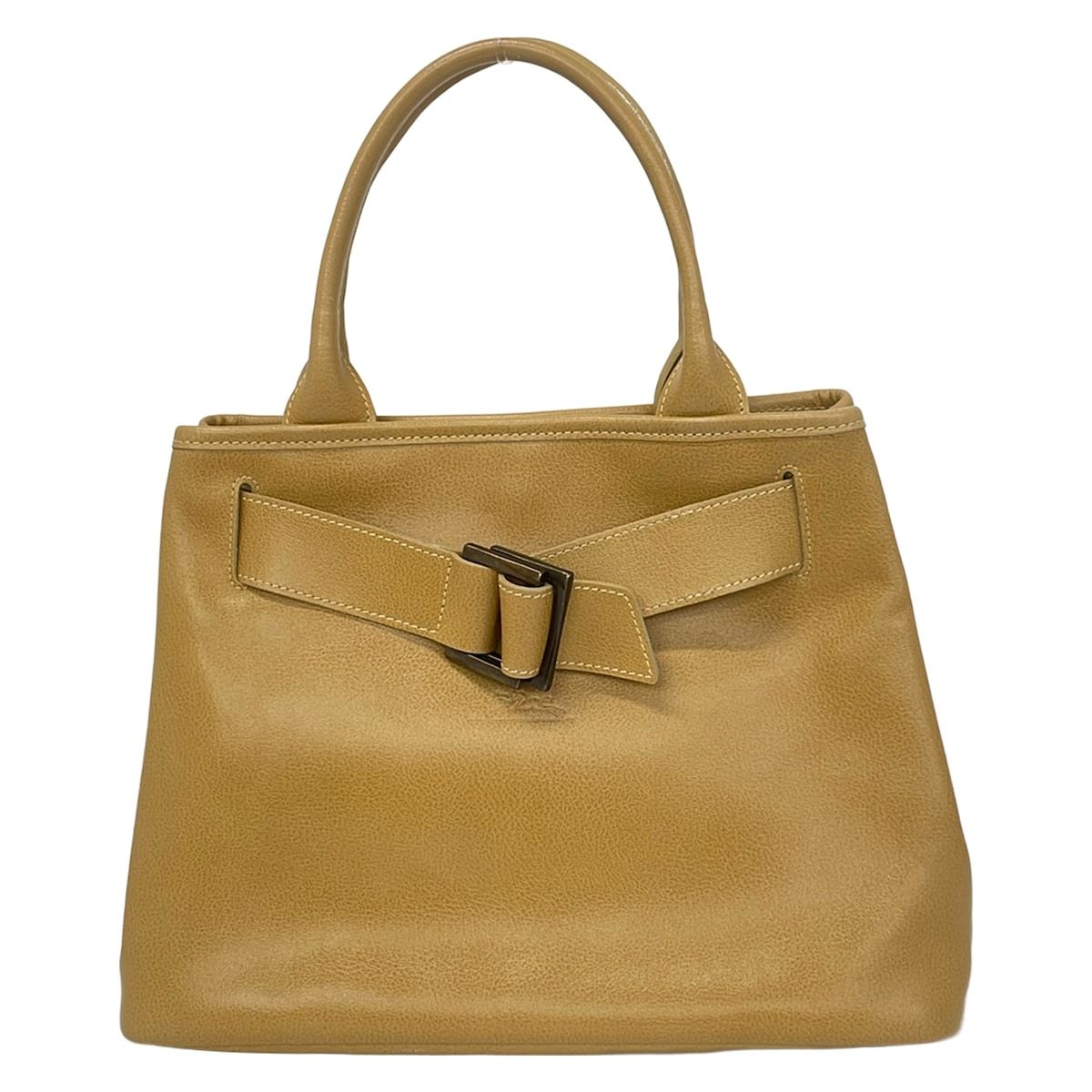 LONGCHAMP(ロンシャン) ハンドバッグ - ダークイエロー レザー