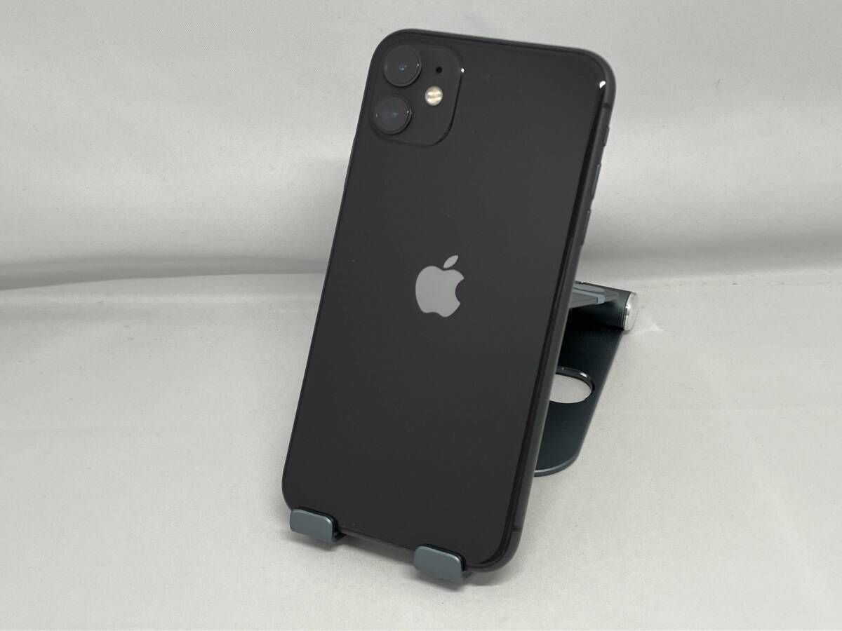 au 【SIMロックなし】MWLT2J/A iPhone 11 64GB ブラック au