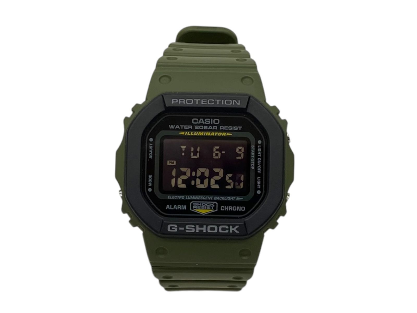 CASIO (カシオ) G-SHOCK Gショック デジタル腕時計 クオーツ スクエアベゼル DW-5610SU カーキ メンズ/009