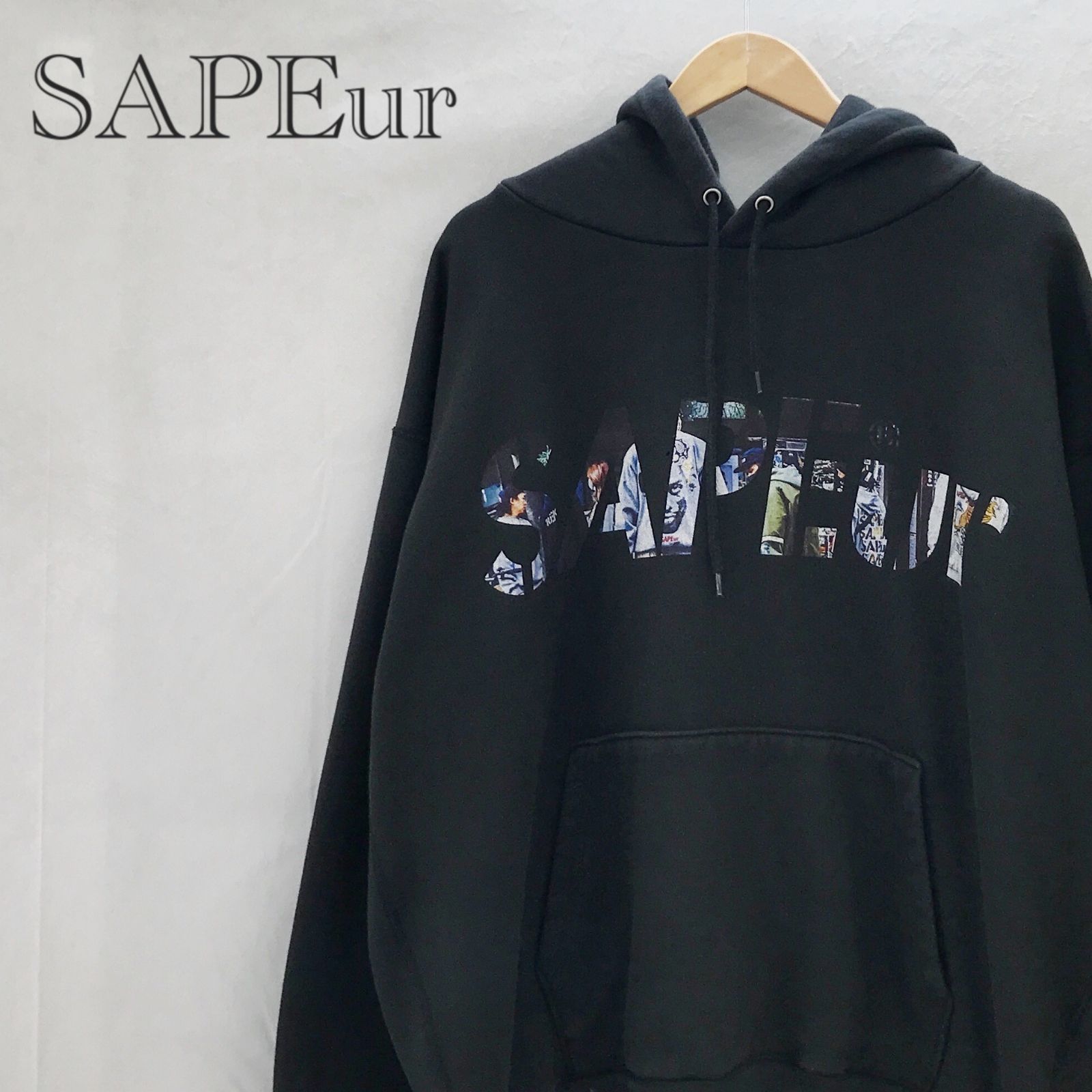 SAPEur サプール beginnings pack 限定 hoodie black フーディー
