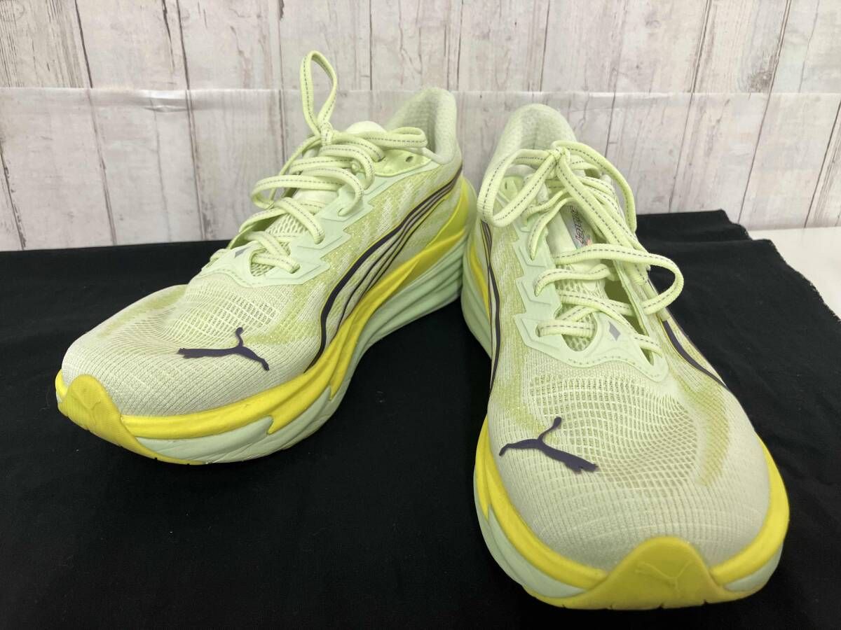 PUMA プーマ DEVIATE NITRO ディヴィエイト ニトロ 312123-04 スニーカー イエロー系 26.5cm