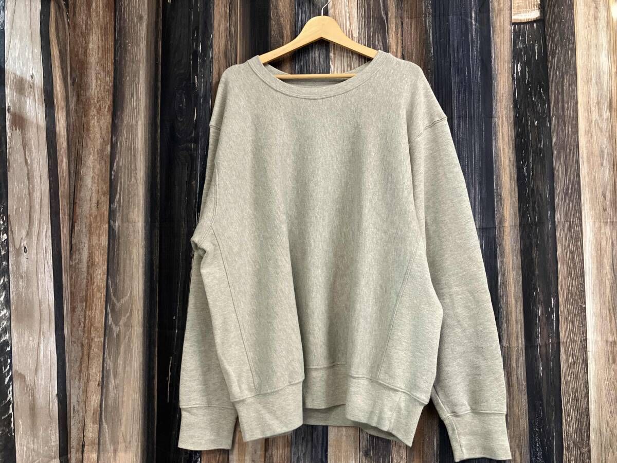 LES TIEN レスティエン スウェット トレーナー CROPPED FIT グレー L