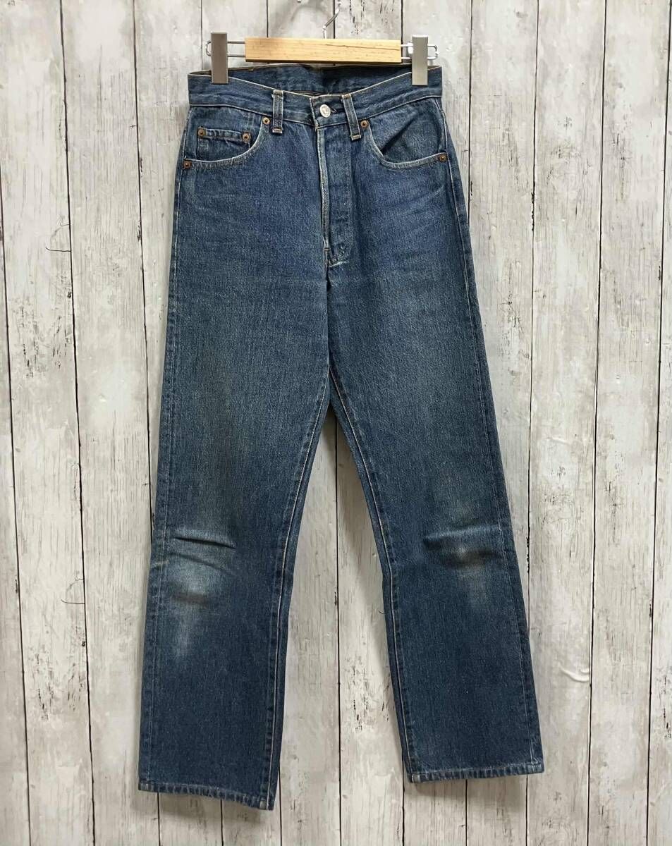 LEVI'S/ジーンズ/90s／501XX／501-0000／555刻印 バレンシア／USA製／ブルー