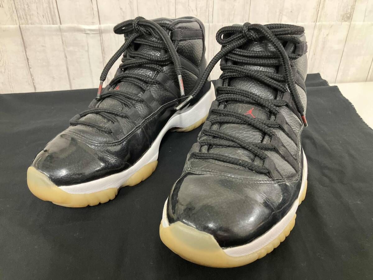 NIKE ナイキ AIR JORDAN 11 RETRO BG エアジョーダン レトロ 378037-002 スニーカー ブラック 27cm