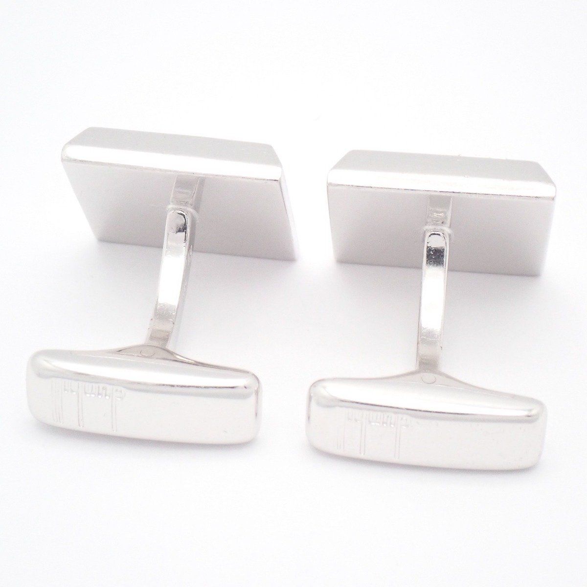 dunhill ダンヒル スクエア ロゴ カフス カフリンクス シルバー925