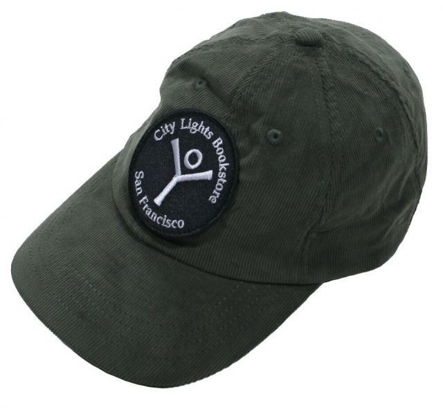 [City Lights Bookstore] Woven Patch Corduroy Cap 3 (Gray) - シティ・ライツ・ブックストア キャップ