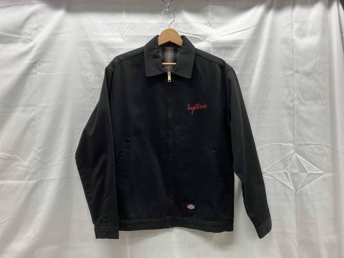 HYSTERIC GLAMOUR × Dickies ヒステリックグラマー 02231AB01 ジャケット Lサイズ ブラック