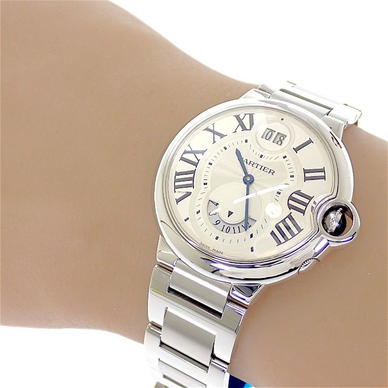 カルティエ CARTIER バロンブルー 2タイムゾーン W6920011 腕時計