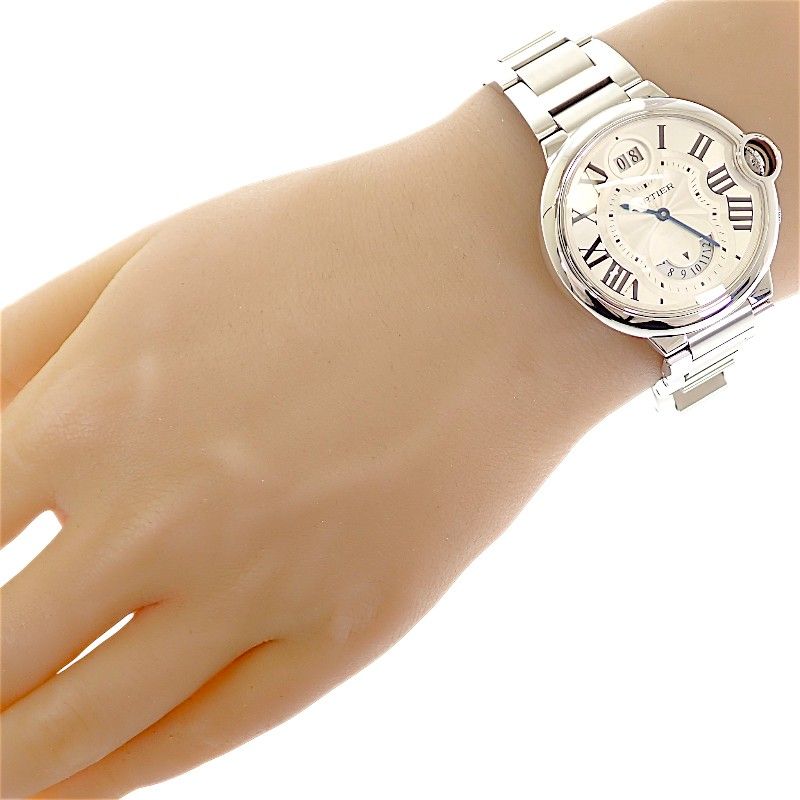 カルティエ CARTIER バロンブルー 2タイムゾーン W6920011 腕時計