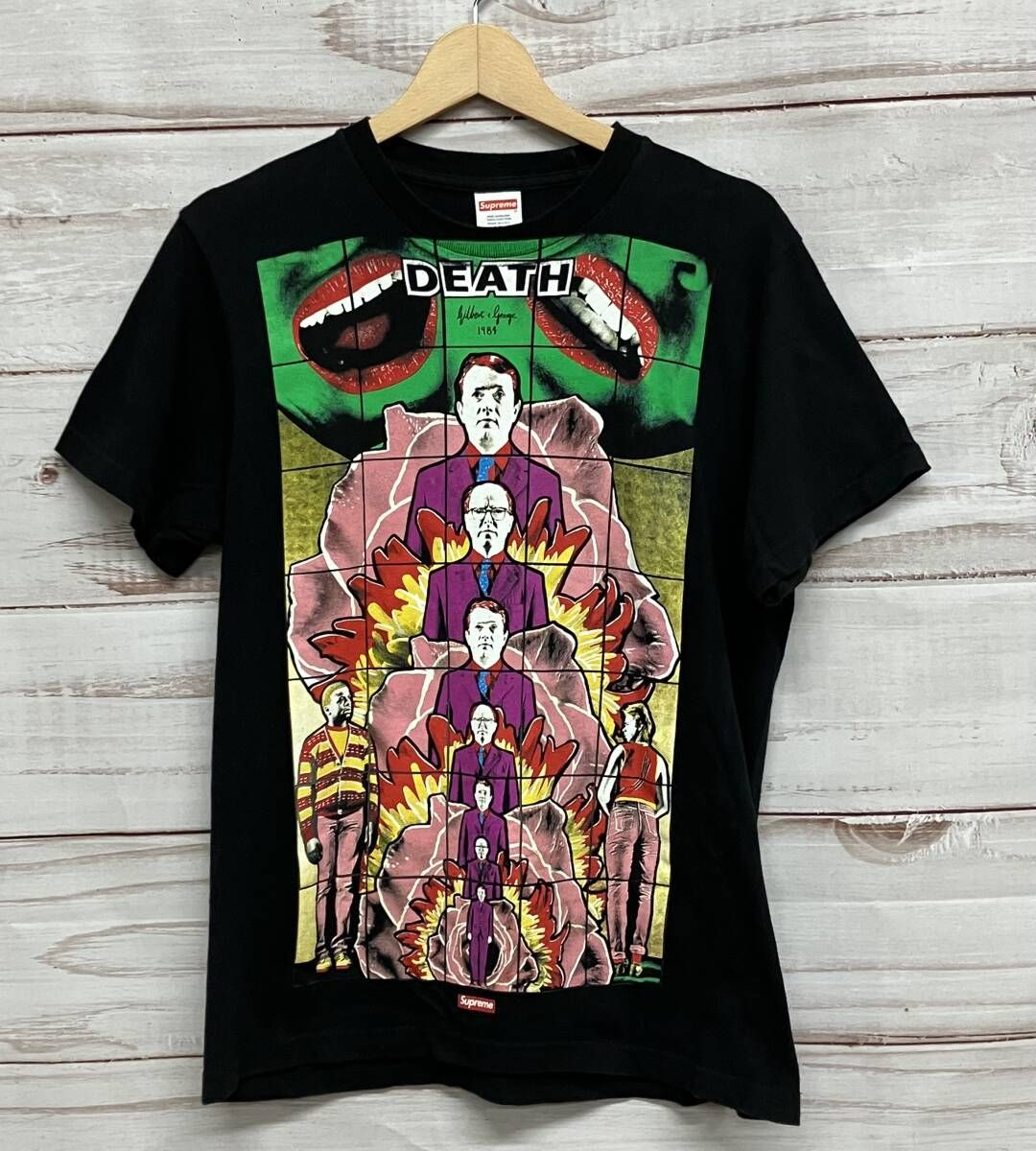 Supreme シュプリーム Tシャツ Gillbert&George メンズサイズS ブラック系