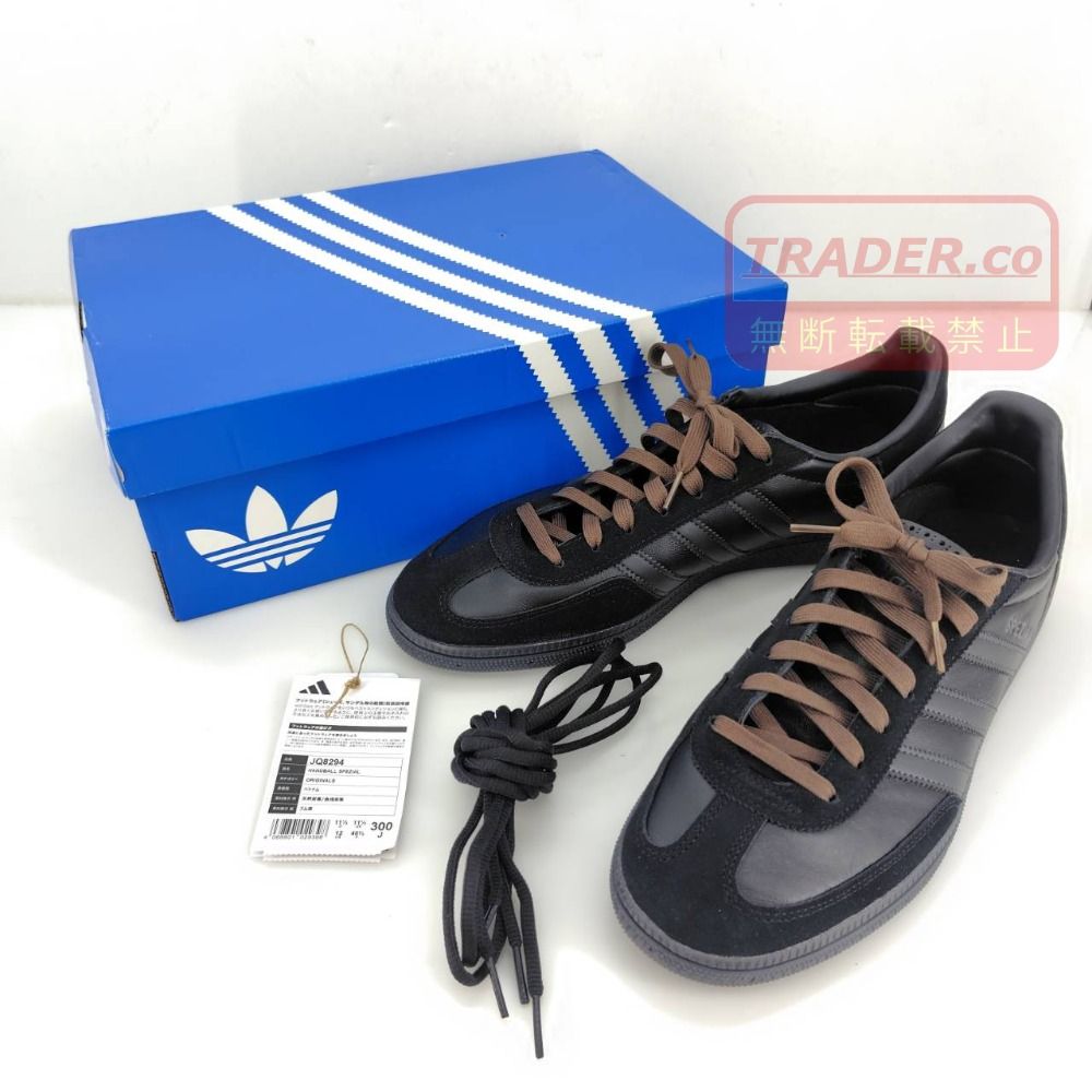 05w21670 アディダス adidas ハンドボール スペツィアル HANDBALL SPEZIAL コアブラック/カーボン 30.0cm US12 UK11.5 メンズ スニーカー JQ8294 【中古品】