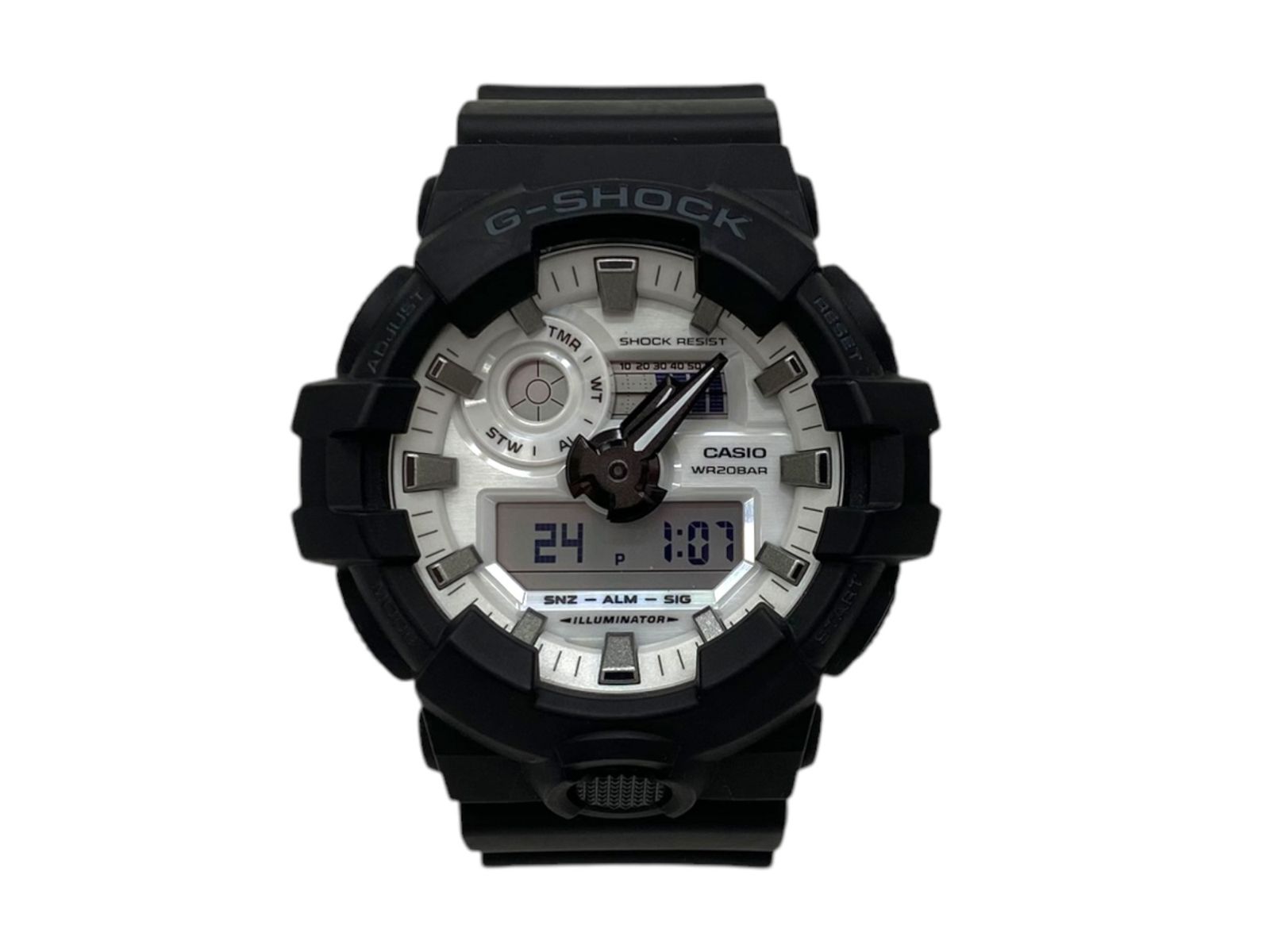 CASIO (カシオ) G-SHOCK Black and brilliant whiteシリーズ GA-700WD-1AJF メンズ/009